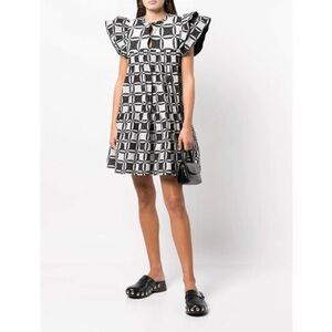 Sea New York Catalina Sleeveless Quilted Yoke Tunic Dress Size XS